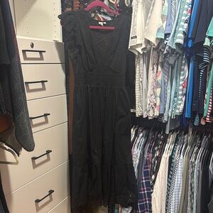 GAP Black Midi Dress Timeless Elegance